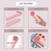 FRAIS 2 in 1 Heating Ultrasonic Vibration  Facial Brush
