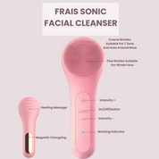 FRAIS 2 in 1 Heating Ultrasonic Vibration  Facial Brush